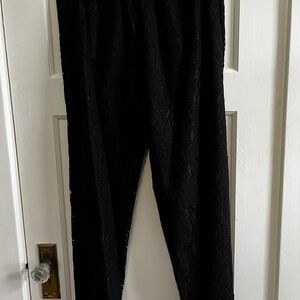 JCrew Elegant Black Lace Pants